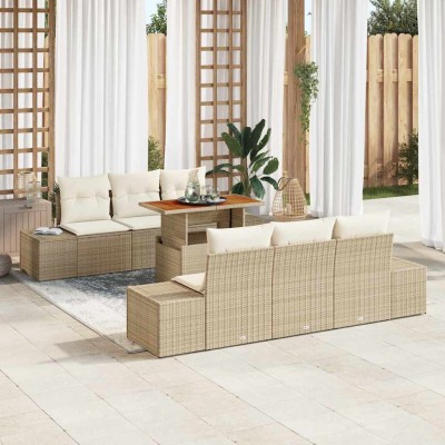 Garden dining set with...