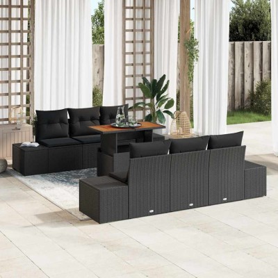 Garden dining set with...