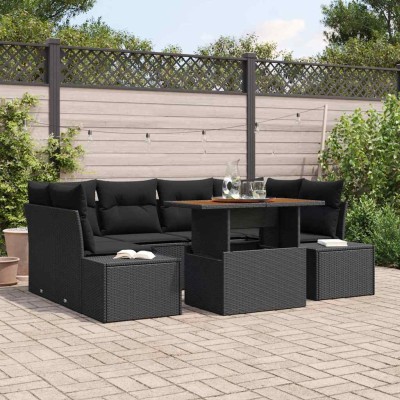 Garden dining set with...