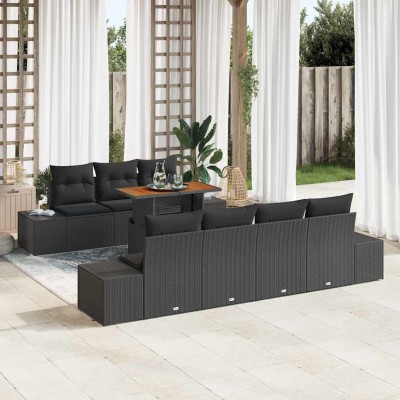 Garden dining set with...