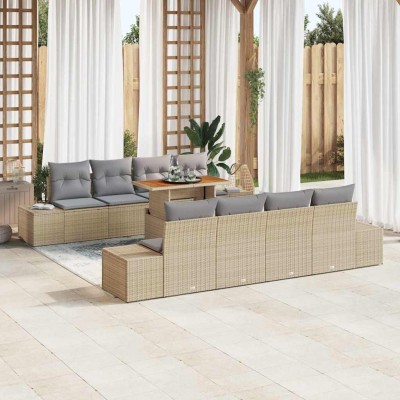 Garden dining set with...