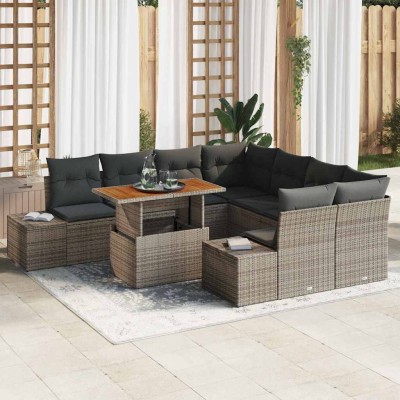 Garden dining set with...