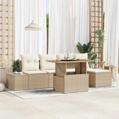 Garden dining set with...