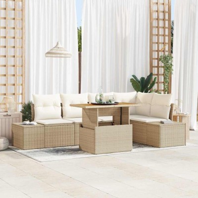 Garden dining set with...