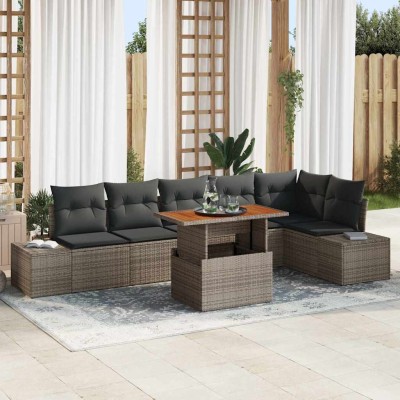 Garden dining set with...