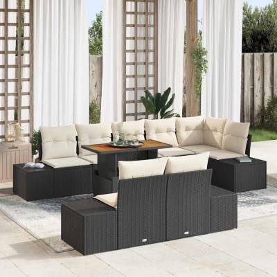 Garden dining set with...