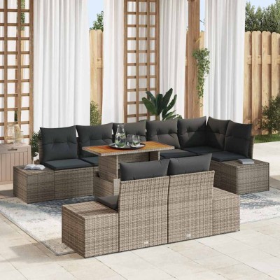 Garden dining set with...