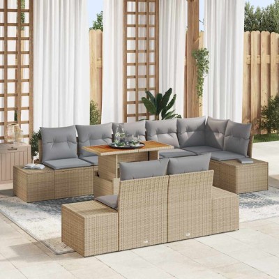 Garden dining set with...