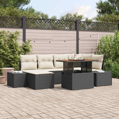 Garden dining set with...