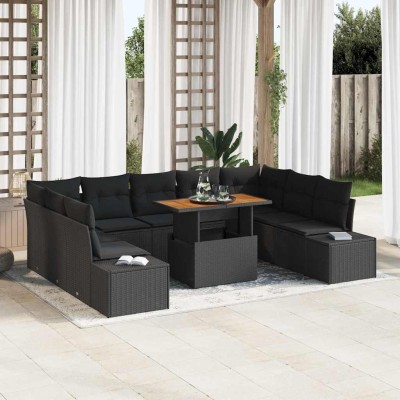 Garden dining set with...