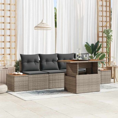 Garden dining set with...