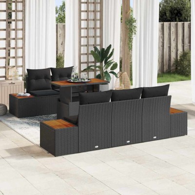Garden dining set with...