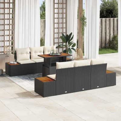 Garden dining set with...