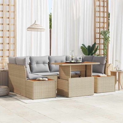 Garden dining set with...