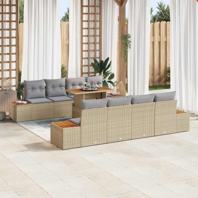 Garden dining set with...