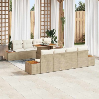 Garden dining set with...