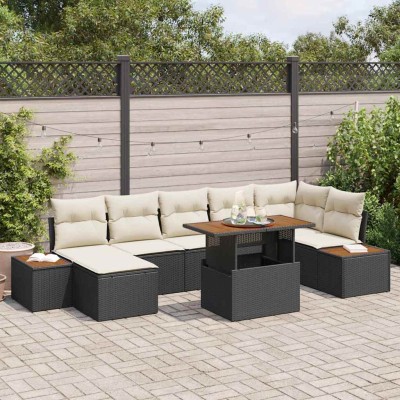 Garden dining set with...