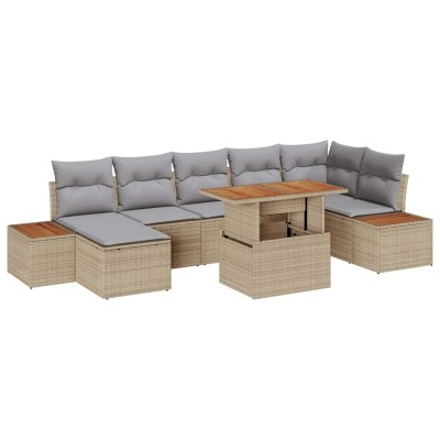 Garden dining set with...