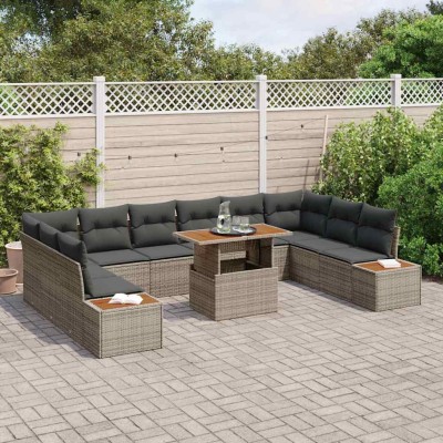 Garden dining set with...