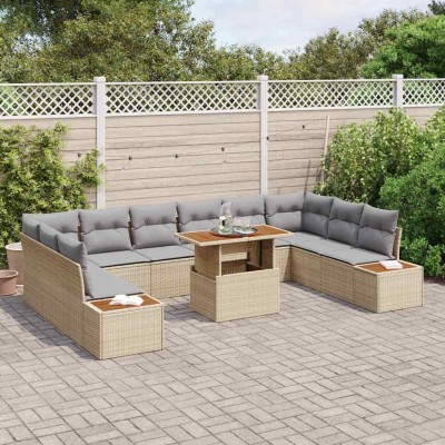 Garden dining set with...