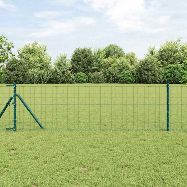 Fence post 26 pcs Green 3.2 x 3.2 x 100 cm