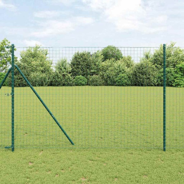 Fence post 52 pcs Green 3.2 x 3.2 x 210 cm
