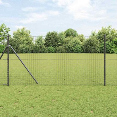 Fence post 26 pcs Gray 3.2...