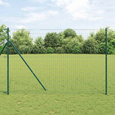 Fence with posts Green 1.5...