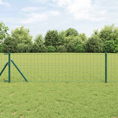 Fence with posts Green 0.4...