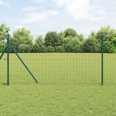 Fence with posts Green 1 x...