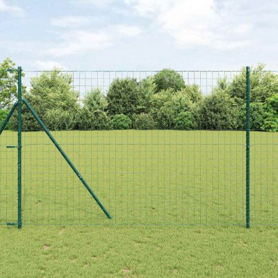 Fence with posts Green 1.5...