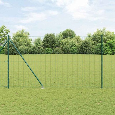 Fence with posts Green 1.5...