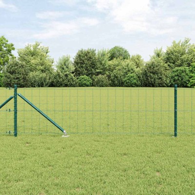 Fence with posts Green 0.8...