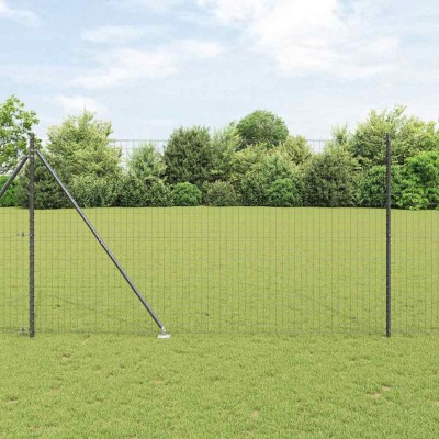 Fence with posts Gray 1.5 x...