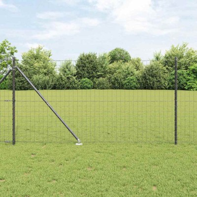 Fence with posts Gray 1.2 x...