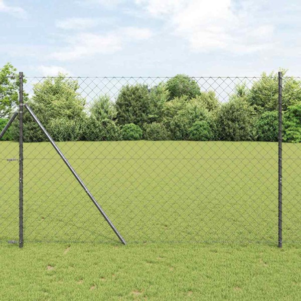 Fence post Gray 25 x 1.5 m (60 x 60 mm mesh)
