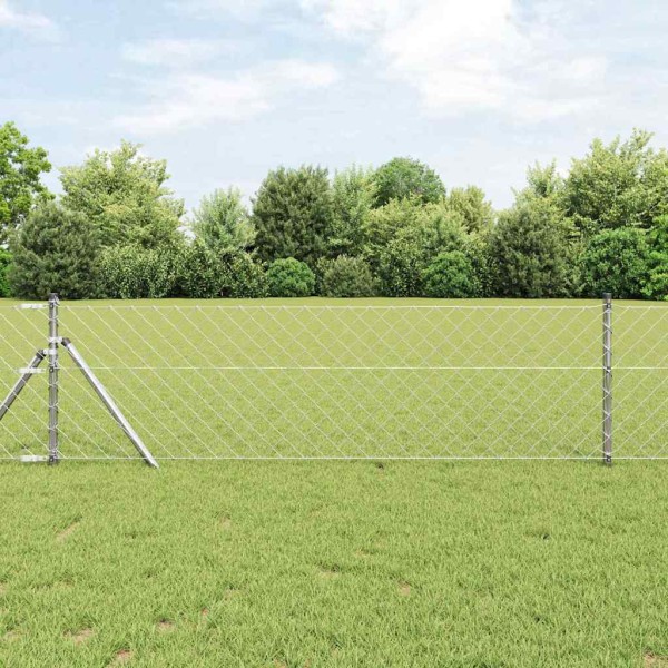 Fence post Silver 25 x 0.8 m (60 x 60 mm mesh)