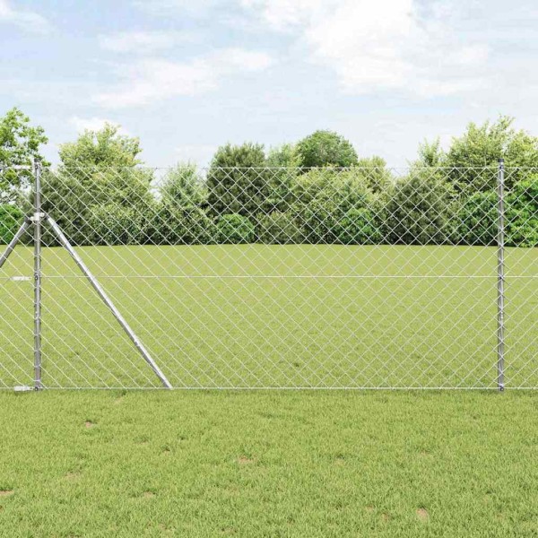 Fence post Silver 25 x 1.2 m (60 x 60 mm mesh)
