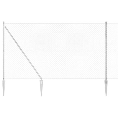 Fence post Silver 10 x 1.5...