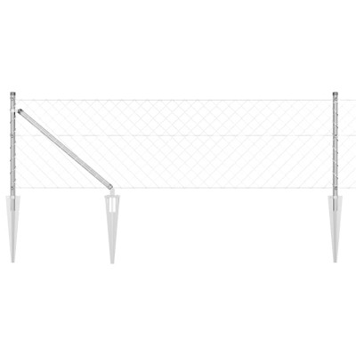 Fence post Silver 25 x 0.6...
