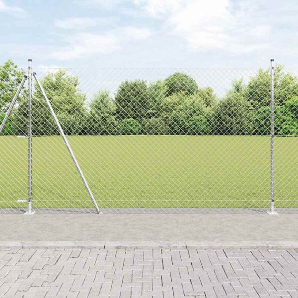 Fence post Silver 10 x 1.4 m (40 x 40 mm grid).