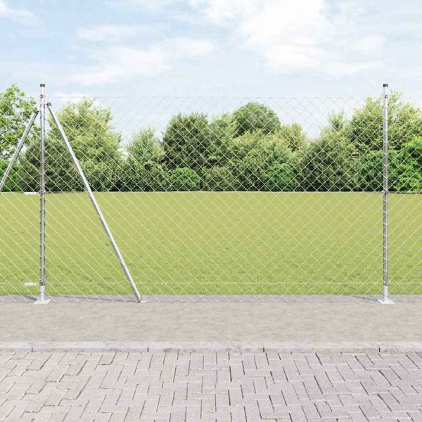 Fence post Silver 10 x 1.6 m (60 x 60 mm grid)
