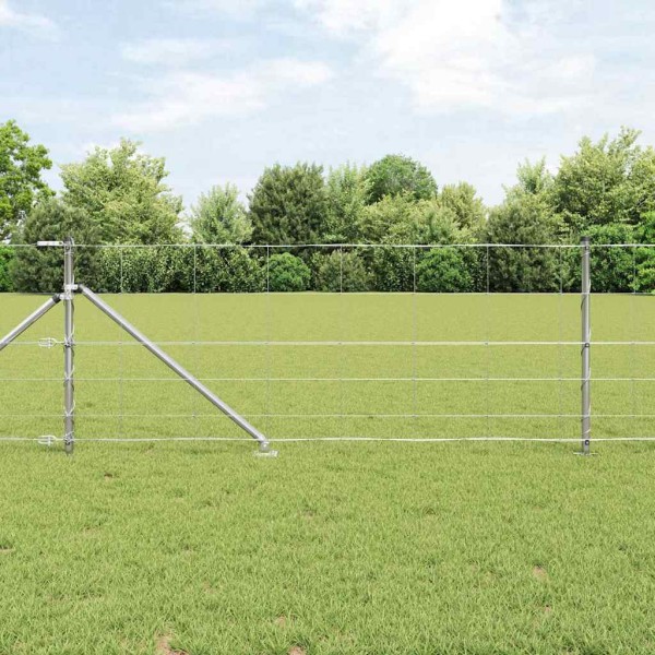 Fence post Galvanized 25 x 0.8 m Steel
