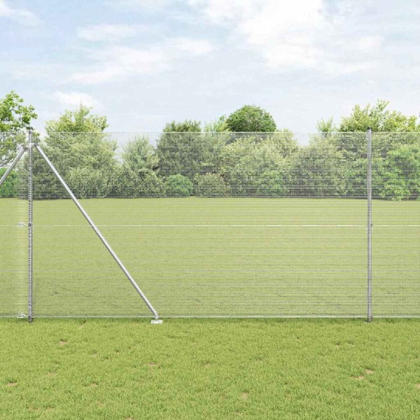 Welded wire fence with pointed ends Steel