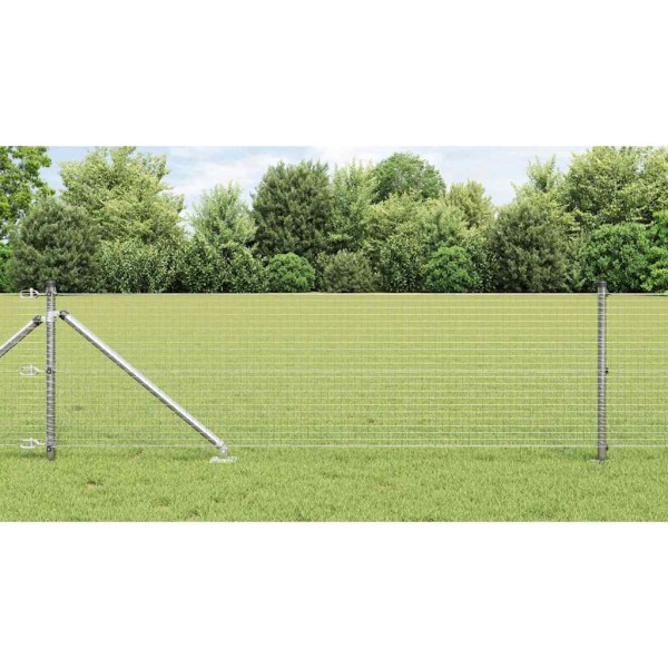 Welded wire fence with pointed ends Steel
