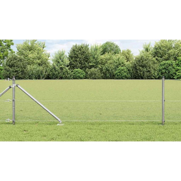Welded wire fence with pointed ends Steel