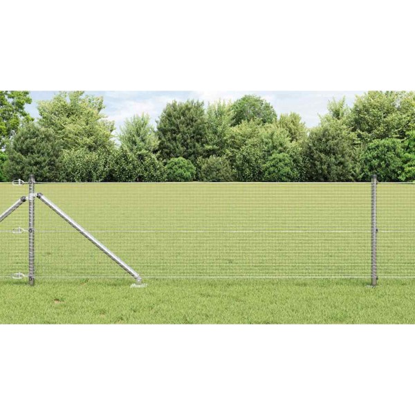 Welded wire fence with pointed ends Steel