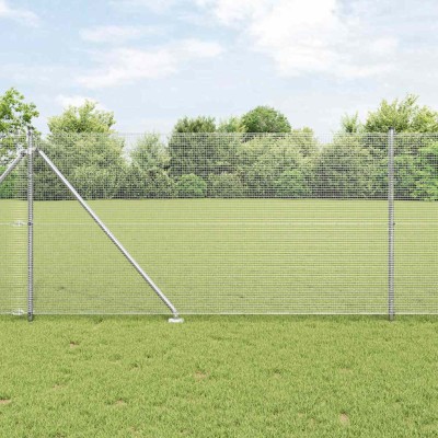 Welded wire fence with...