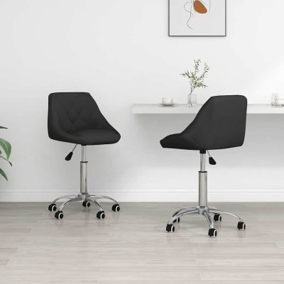 Swivel dining chairs, 2...