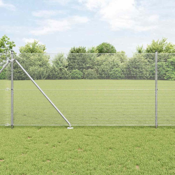 Welded wire fence with pointed ends Steel
